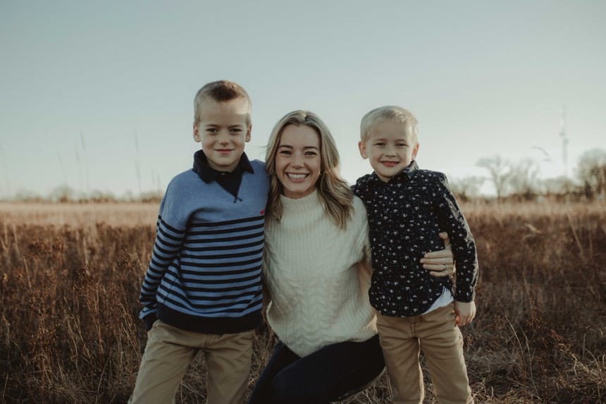 My children and me. They share the passion for art and creativity.