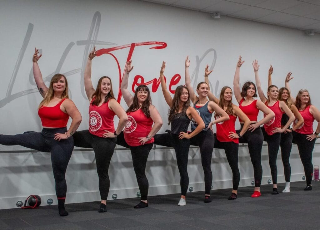 Barre instructors posing for picture