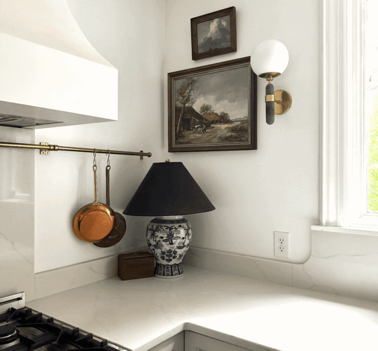 Interior Lighting Design, kitchen corner lamp